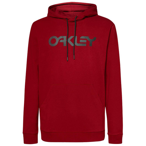 Oakley Casual Adult B1B PO 2.0 Hoodie (Black/Iron Red)