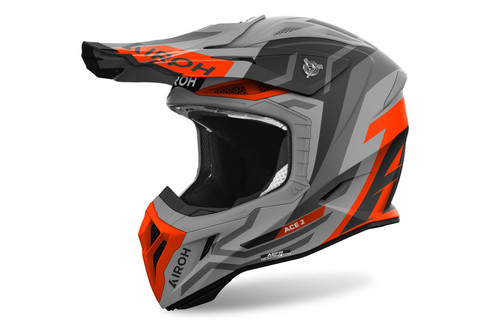 Airoh Aviator Ace 2 Ground Orange Matt Adult MX Helmet