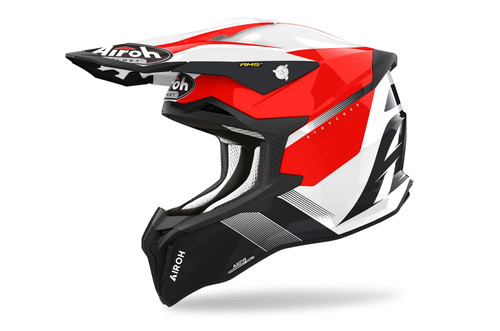 Airoh Strycker Blazer Red Gloss Adult MX Helmet