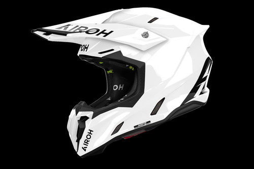 Airoh Twist 3 White Gloss Adult MX Helmet
