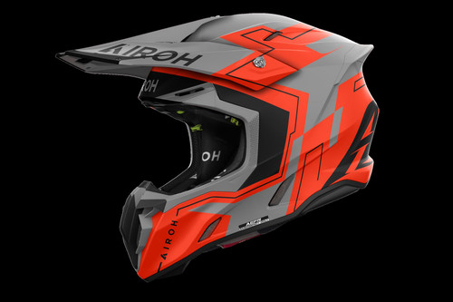Airoh Twist 3 Dizzy Orange Fluo Matt Adult MX Helmet