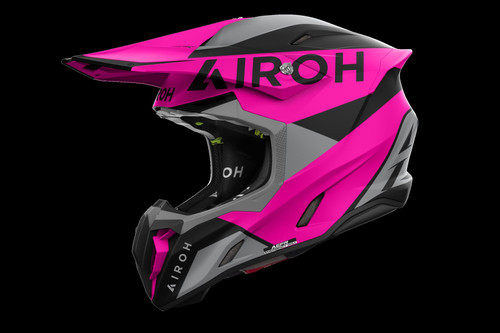 Airoh Twist 3 King Pink Matt Adult MX Helmet