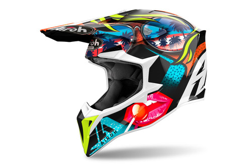 AIROH WRAAAP Six DAYS Argentina Mサイズ Airoh Wraaap Six Days Argentina 2023 helmet | Motorcycle-Soul