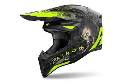Airoh Wraaap Six Days Argentina Gloss MX Helmet - Mission MX