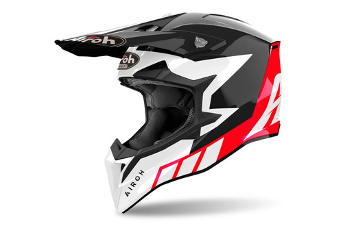 Airoh Wraaap Six Days Argentina Gloss MX Helmet - Mission MX