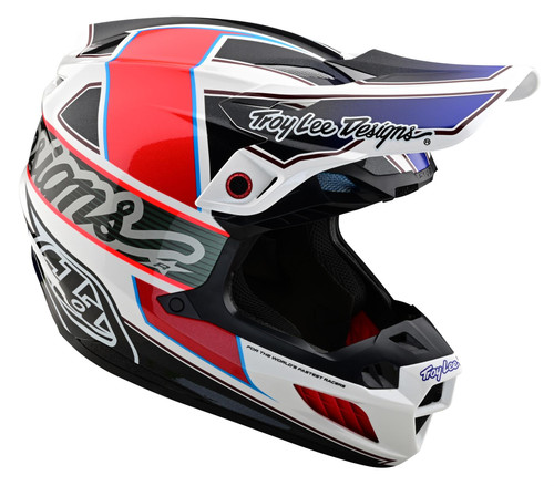 TLD SE5 ECE COMPOSITE HELMET TEAM WHITE/BLACK