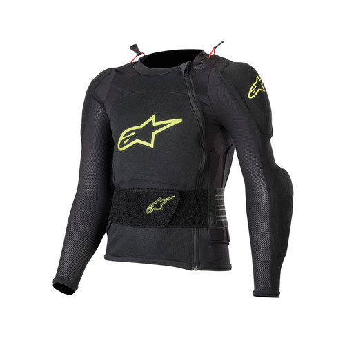 Alpinestars Youth Bionic Plus Protection Jacket Long Sleeve Black Yellow Fluo