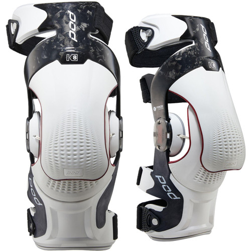POD  K8 3.0 CARBON KNEE BRACE BLACK WHITE