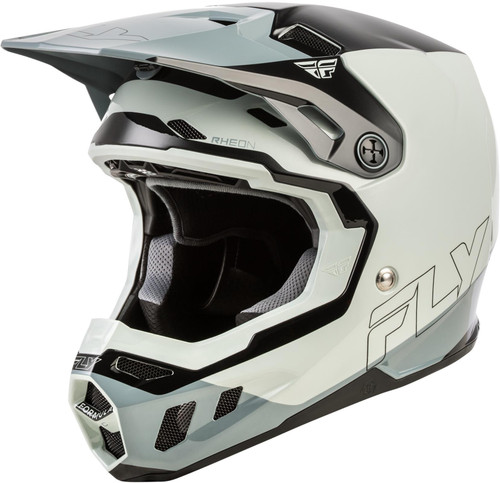 Fly Racing Formula CC Glide MX Helmet Grey Light Grey Black