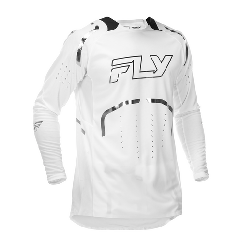 Fly Racing Evo DST LE Flash MX Jersey White Silver