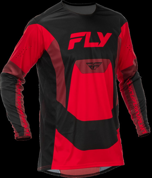 Fly Racing Lite MX Jersey Black Red