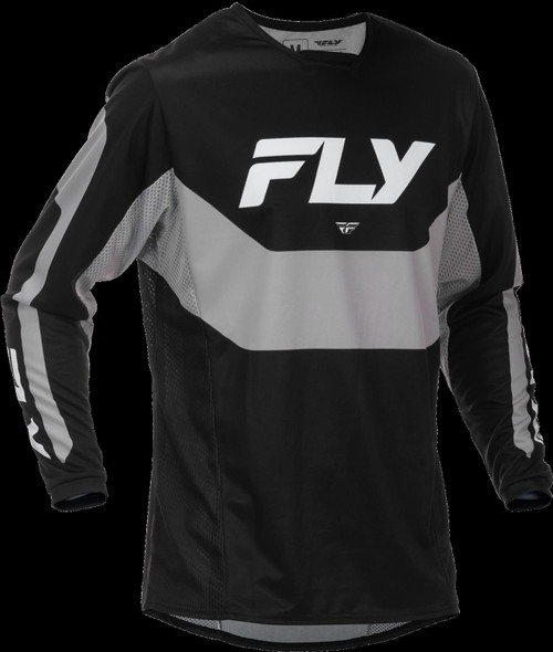 Fly Racing Kinetic MX Jersey Black Grey
