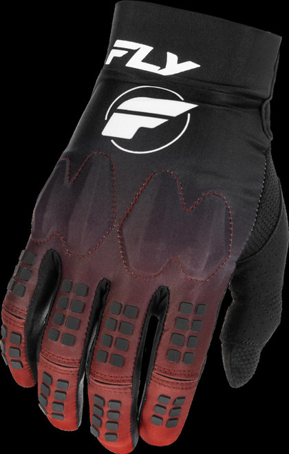 Fly Racing DST Adult MX Gloves Red Black Grey