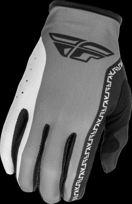 Fly Racing Lite MX Gloves Grey Black