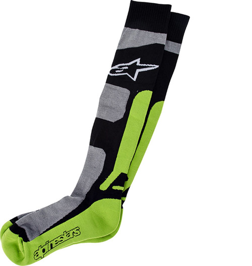 Alpinestars Tech Coolmax Socks Grey/Black/Green