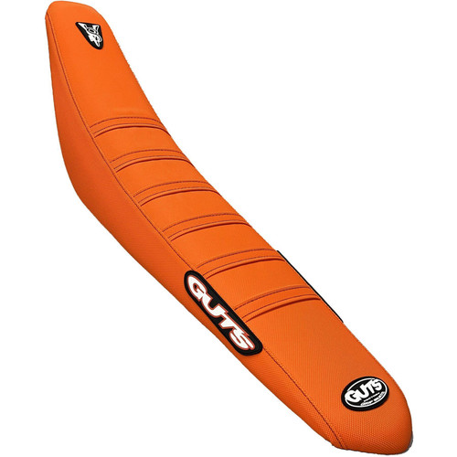 GUTS Racing Ribbed Velcro Cover Orange with Orange Ribs SX65 2025