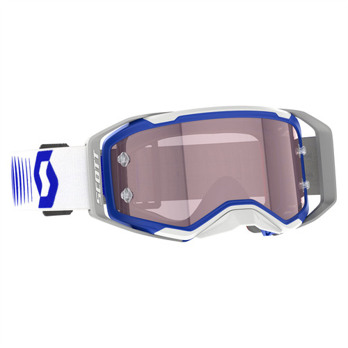 Scott Prospect 2.0 AMP Goggle (Doppler White / Blue) Rose Works Lens