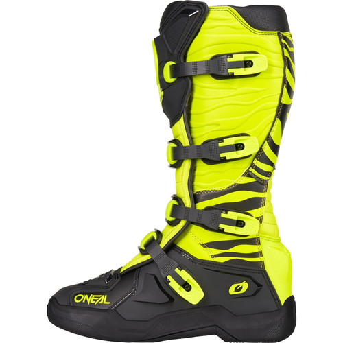 ONeal 3SRS MX Boots Black Neon Yellow