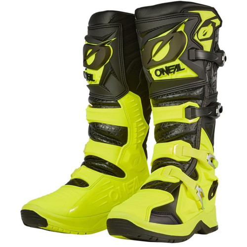 O'Neal RMS Pro MX Boots Black Neon Yellow