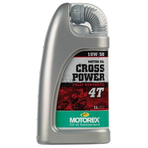 Motorex Crosspower Fully Synthetic Engine Oil 4T 10/50 1 Litre