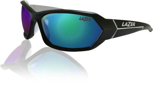 Lazer Electron 1 EC1 Glasses Matt Black frame grey  sky blue lens triple pack
