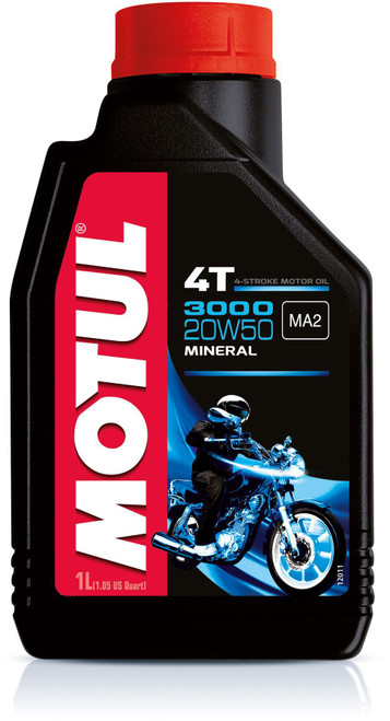 Motul 3000 Series 20W50 4T mineral oil 1 litres