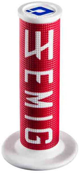 ODI Emig Racing Lock-On Grip 2-stroke red / white