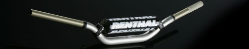 Renthal 1 1/8" 998 Bend Twinwall Handlebars Villopoto Silver