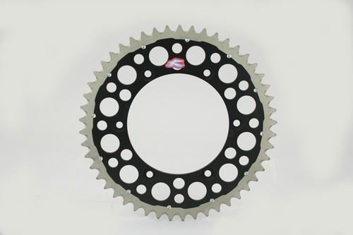 Renthal 150/520 49T/Tooth Rear Twinring Sprocket Black Yamaha YZ/YZF