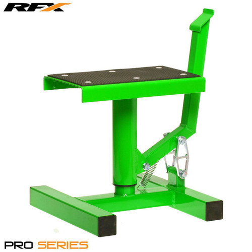 RFX Pro Single Pillar Lift up Bike Stand (Green)