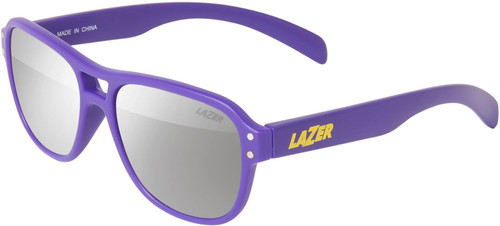 Lazer Kidi Matt Purple frame grey + silver lens