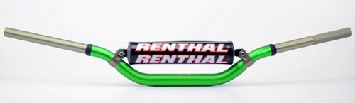 Renthal 1/18" 996 Bend Twinwall MX Handlebars Stewart Green Motocross Off-Road