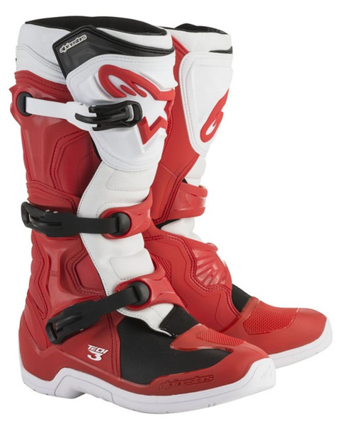 Alpinestars Tech 3 Motocross Boots Red/White