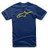 Alpinestars Men's Casual Adult Short Sleeved T-Shirt Ageless Classic Navy/Yellow