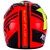 KYT Cross Over MX Helmet KTime Red/Yellow Flo