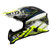 KYT Strike MX Helmet Eagle Webb Matt White/Blue