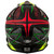 KYT Strike MX Helmet Eagle Web Matt Green/Red