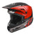 Fly Racing Youth Kinetic Straight Edge Red/Black/Grey Helmet