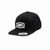 100 Percent CORPO Snapback Hat Black