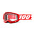 100 Percent ACCURI 2 Enduro MTB Goggle Red - Clear Vented Dual Lens FA20 Adult