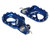 RFX Pro Series CNC Aluminium Trials Footrests/Footpegs Blue Universal GasGas/Beta/Sherco/Montesa