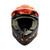 Nitro MX700 Adult Motocross Helmet Black/Orange Gloss