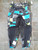 ONE INDUSTRIES YOUTH CARBON PANTS TEST PATTERN BLK/GN 26"