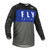 Fly 2022 Adult F-16 MX Jersey Blue/Grey/Black