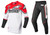 Alpinestars 2022 Adult Racer Flagship MX Combo Black/White/Red Fluo