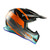 MX700 RECOIL HELMET - BLACK/FLO ORANGE/GUN/TEAL