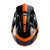 MX700 RECOIL HELMET - BLACK/FLO ORANGE/GUN/TEAL