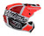 TLD SE4 Helmet Quattro Red/Charcoal Adult MIPS