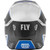 Fly Racing 2022 Youth Kinetic Drift Blue/Charcoal/White MX Helmet
