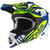 O'Neal Adult 2SRS MX Helmet Spyde 2.0 Blue/White/Neon Yellow